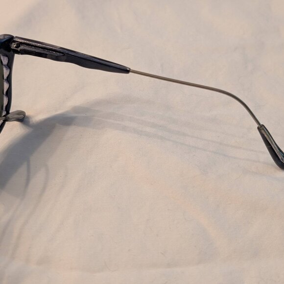 Women's Sunglasses Blue with Grey Lenses - Picture 4 of 9